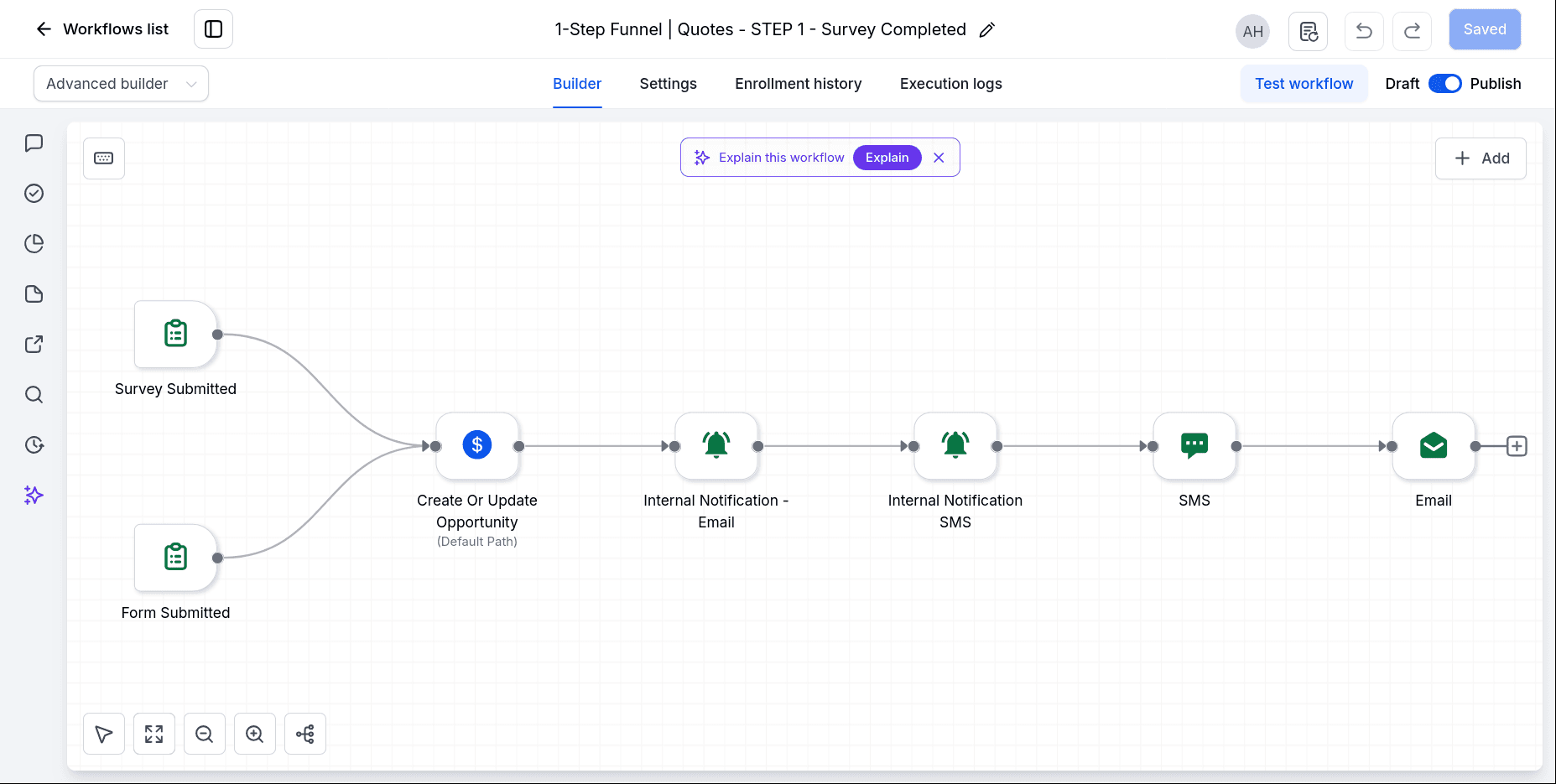 Graywater Plumbing - Multi-Funnel GHL Lead Generation & Routing System - System 3: Survey Intake & Lead Profiling Funnel Screenshot 1