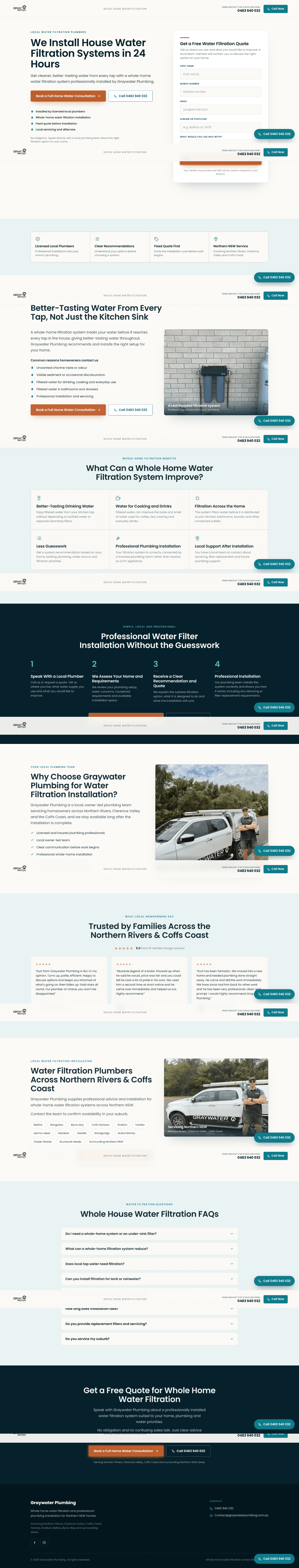 Graywater Plumbing - Multi-Funnel GHL Lead Generation & Routing System - System 2: Meta & Google Ads Call Attribution System Screenshot 1